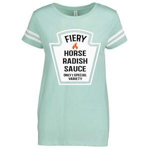 Fiery Horse Radish Sauce Group Condiment Family Matching Enza Ladies Jersey Football T-Shirt