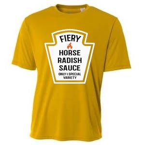 Fiery Horse Radish Sauce Group Condiment Family Matching Cooling Performance Crew T-Shirt