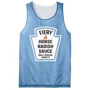 Fiery Horse Radish Sauce Group Condiment Family Matching Mesh Reversible Basketball Jersey Tank