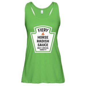 Fiery Horse Radish Sauce Group Condiment Family Matching Ladies Essential Flowy Tank