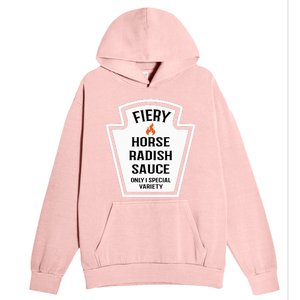 Fiery Horse Radish Sauce Group Condiment Family Matching Urban Pullover Hoodie