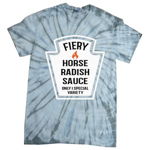 Fiery Horse Radish Sauce Group Condiment Family Matching Tie-Dye T-Shirt