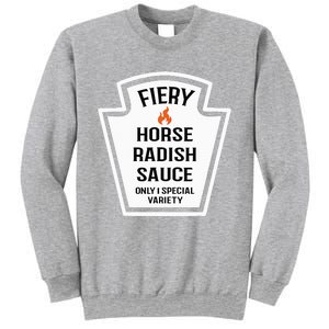 Fiery Horse Radish Sauce Group Condiment Family Matching Sweatshirt