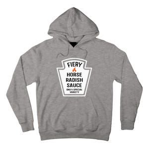 Fiery Horse Radish Sauce Group Condiment Family Matching Tall Hoodie