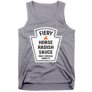 Fiery Horse Radish Sauce Group Condiment Family Matching Tank Top