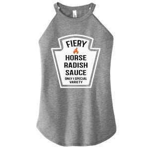 Fiery Horse Radish Sauce Group Condiment Family Matching Women's Perfect Tri Rocker Tank