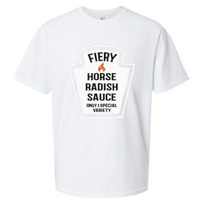 Fiery Horse Radish Sauce Group Condiment Family Matching Sueded Cloud Jersey T-Shirt