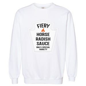 Fiery Horse Radish Sauce Group Condiment Family Matching Garment-Dyed Sweatshirt