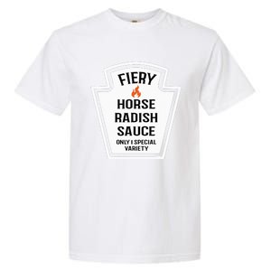 Fiery Horse Radish Sauce Group Condiment Family Matching Garment-Dyed Heavyweight T-Shirt