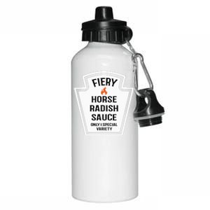 Fiery Horse Radish Sauce Group Condiment Family Matching Aluminum Water Bottle