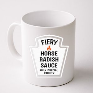 Fiery Horse Radish Sauce Group Condiment Family Matching Coffee Mug