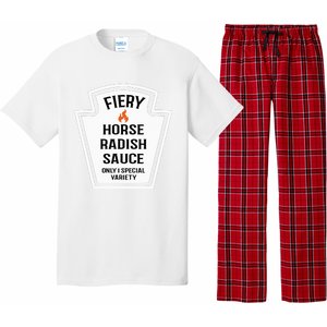 Fiery Horse Radish Sauce Group Condiment Family Matching Pajama Set