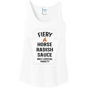 Fiery Horse Radish Sauce Group Condiment Family Matching Ladies Essential Tank