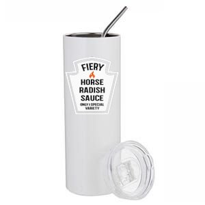 Fiery Horse Radish Sauce Group Condiment Family Matching Stainless Steel Tumbler