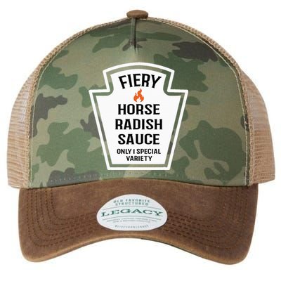 Fiery Horse Radish Sauce Group Condiment Family Matching Legacy Tie Dye Trucker Hat