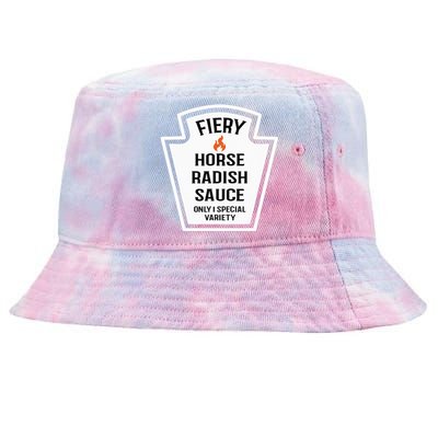 Fiery Horse Radish Sauce Group Condiment Family Matching Tie-Dyed Bucket Hat