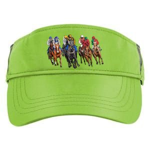 Funny Horse Racing Jockey Racer Derby Rider Race Track Funny Gift Adult Drive Performance Visor