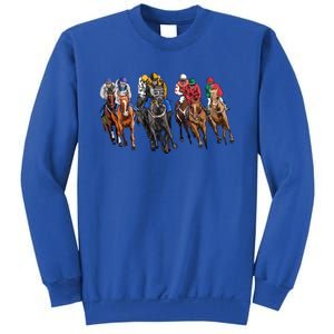 Funny Horse Racing Jockey Racer Derby Rider Race Track Funny Gift Sweatshirt