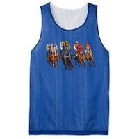 Funny Horse Racing Jockey Racer Derby Rider Race Track Funny Gift Mesh Reversible Basketball Jersey Tank