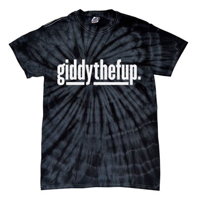Funny Horse Racing Vintage Giddythefup Ky Derby Horse Tie-Dye T-Shirt