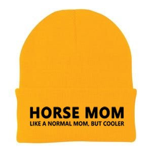 Funny Horseback Riding Mom Horse Mom Gift Knit Cap Winter Beanie