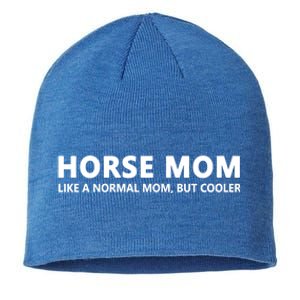 Funny Horseback Riding Mom Horse Mom Gift Sustainable Beanie