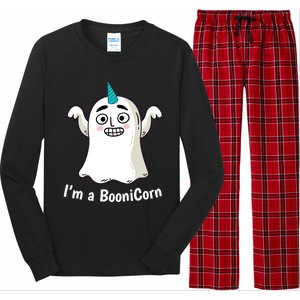 Funny Halloween: Relaxed Boonicorn Unicorn Ghost Gift Long Sleeve Pajama Set