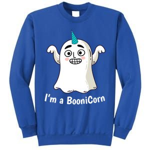 Funny Halloween: Relaxed Boonicorn Unicorn Ghost Gift Sweatshirt