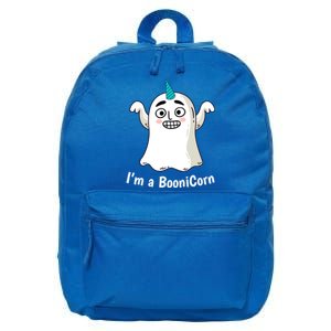 Funny Halloween: Relaxed Boonicorn Unicorn Ghost Gift 16 in Basic Backpack