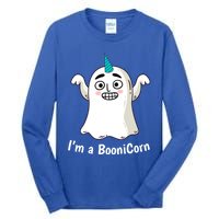 Funny Halloween: Relaxed Boonicorn Unicorn Ghost Gift Tall Long Sleeve T-Shirt