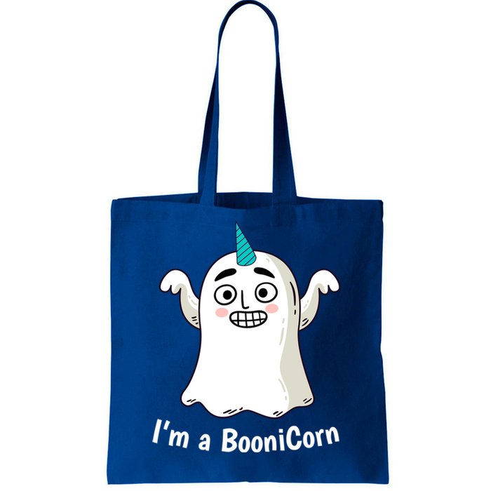 Funny Halloween: Relaxed Boonicorn Unicorn Ghost Gift Tote Bag