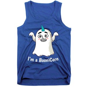 Funny Halloween: Relaxed Boonicorn Unicorn Ghost Gift Tank Top