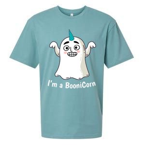 Funny Halloween: Relaxed Boonicorn Unicorn Ghost Gift Sueded Cloud Jersey T-Shirt