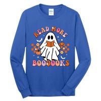 Funny Halloween Read More Books Cute Boo Read A Book Cute Gift Tall Long Sleeve T-Shirt