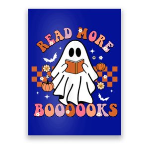 Funny Halloween Read More Books Cute Boo Read A Book Cute Gift Poster