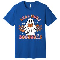 Funny Halloween Read More Books Cute Boo Read A Book Cute Gift Premium T-Shirt