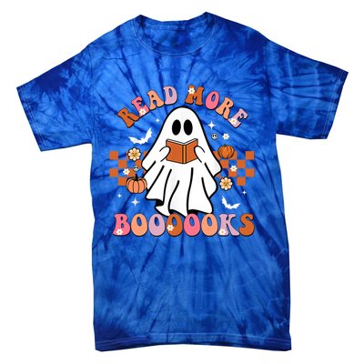 Funny Halloween Read More Books Cute Boo Read A Book Cute Gift Tie-Dye T-Shirt