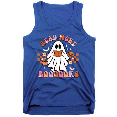 Funny Halloween Read More Books Cute Boo Read A Book Cute Gift Tank Top