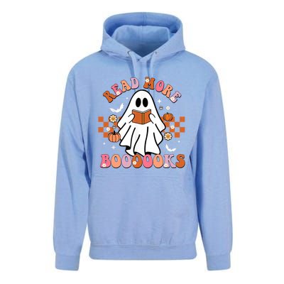 Funny Halloween Read More Books Cute Boo Read A Book Cute Gift Unisex Surf Hoodie