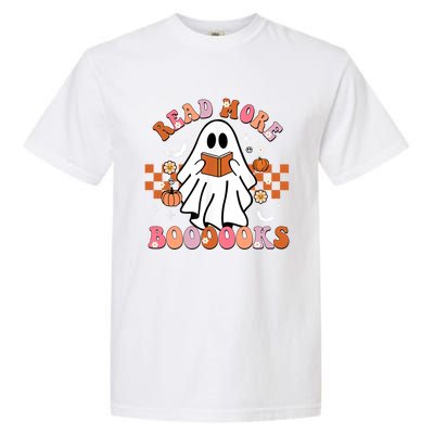 Funny Halloween Read More Books Cute Boo Read A Book Cute Gift Garment-Dyed Heavyweight T-Shirt