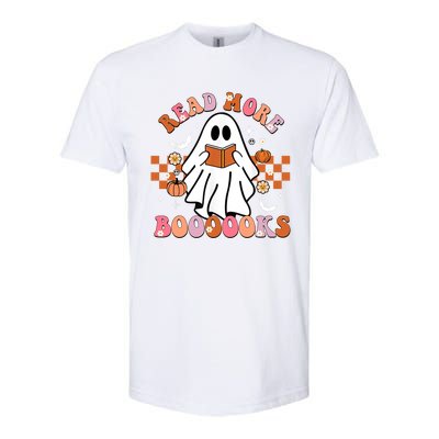 Funny Halloween Read More Books Cute Boo Read A Book Cute Gift Softstyle CVC T-Shirt