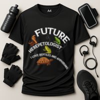 Future Herpetologist Reptiles And Amphibians Biology Insects Cooling Performance Crew T-Shirt