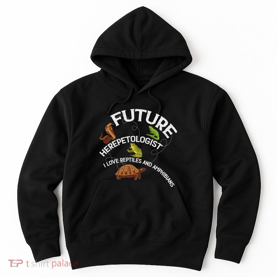 Future Herpetologist Reptiles And Amphibians Biology Insects Hoodie