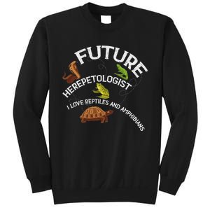 Future Herpetologist Reptiles And Amphibians Biology Insects Sweatshirt