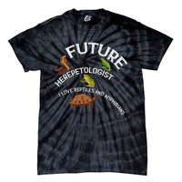 Future Herpetologist Reptiles And Amphibians Biology Insects Tie-Dye T-Shirt