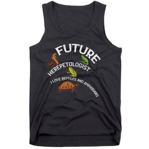 Future Herpetologist Reptiles And Amphibians Biology Insects Tank Top