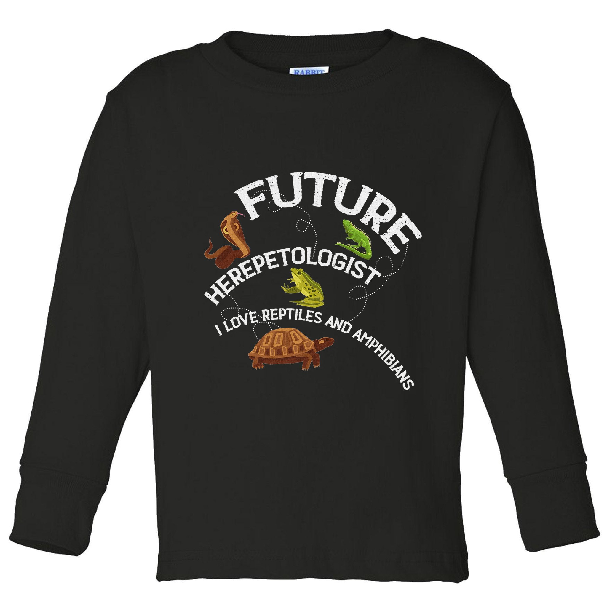 Future Herpetologist Reptiles And Amphibians Biology Insects Toddler Long Sleeve Shirt