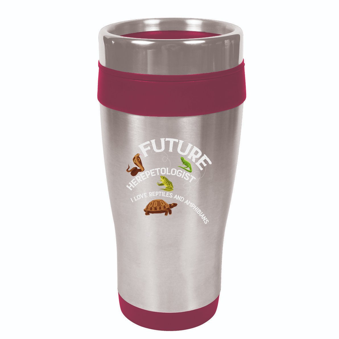Future Herpetologist Reptiles And Amphibians Biology Insects 16oz Travel Tumbler
