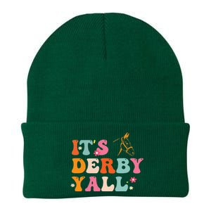 Funny Horse Racing ItS Derby Yall Knit Cap Winter Beanie