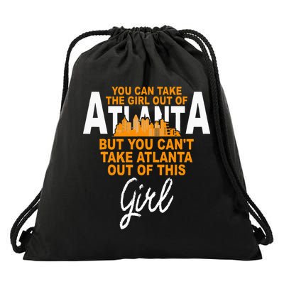 Funny Home Roots Atlanta Atlanta Girl Move From Atlanta Drawstring Bag